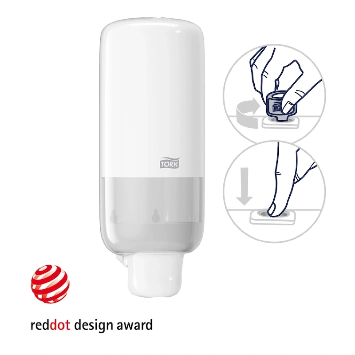 Tork 561500 Köpük Sabun Dispanseri Beyaz