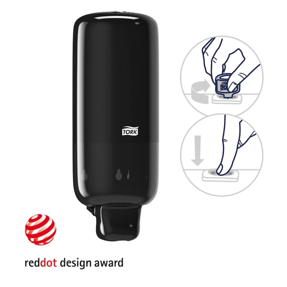 Tork 561508 Köpük Sabun Dispanseri Siyah