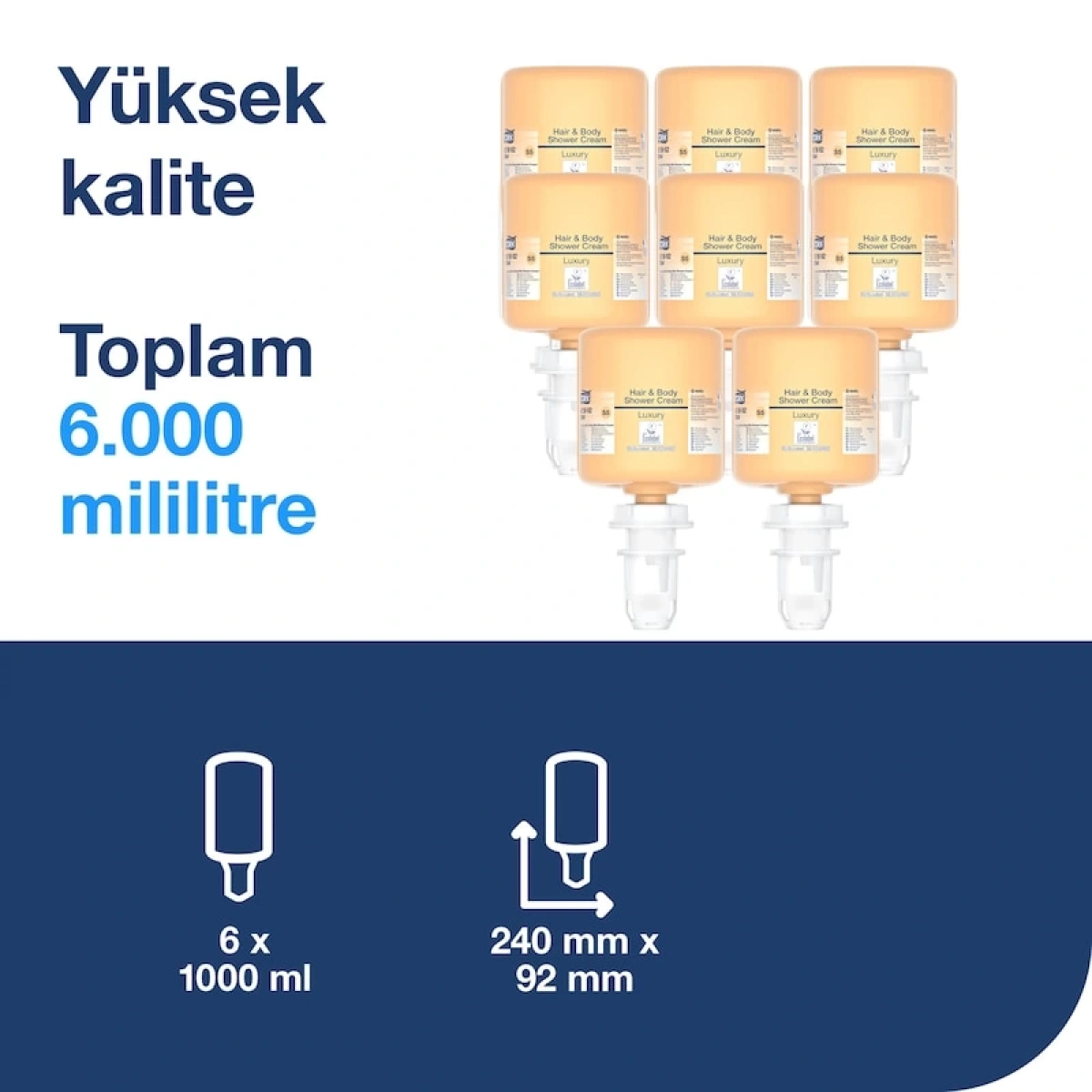 Tork (425662) Lüks Mini Hair & Body / Saç Vücut Kremi 525 Ml