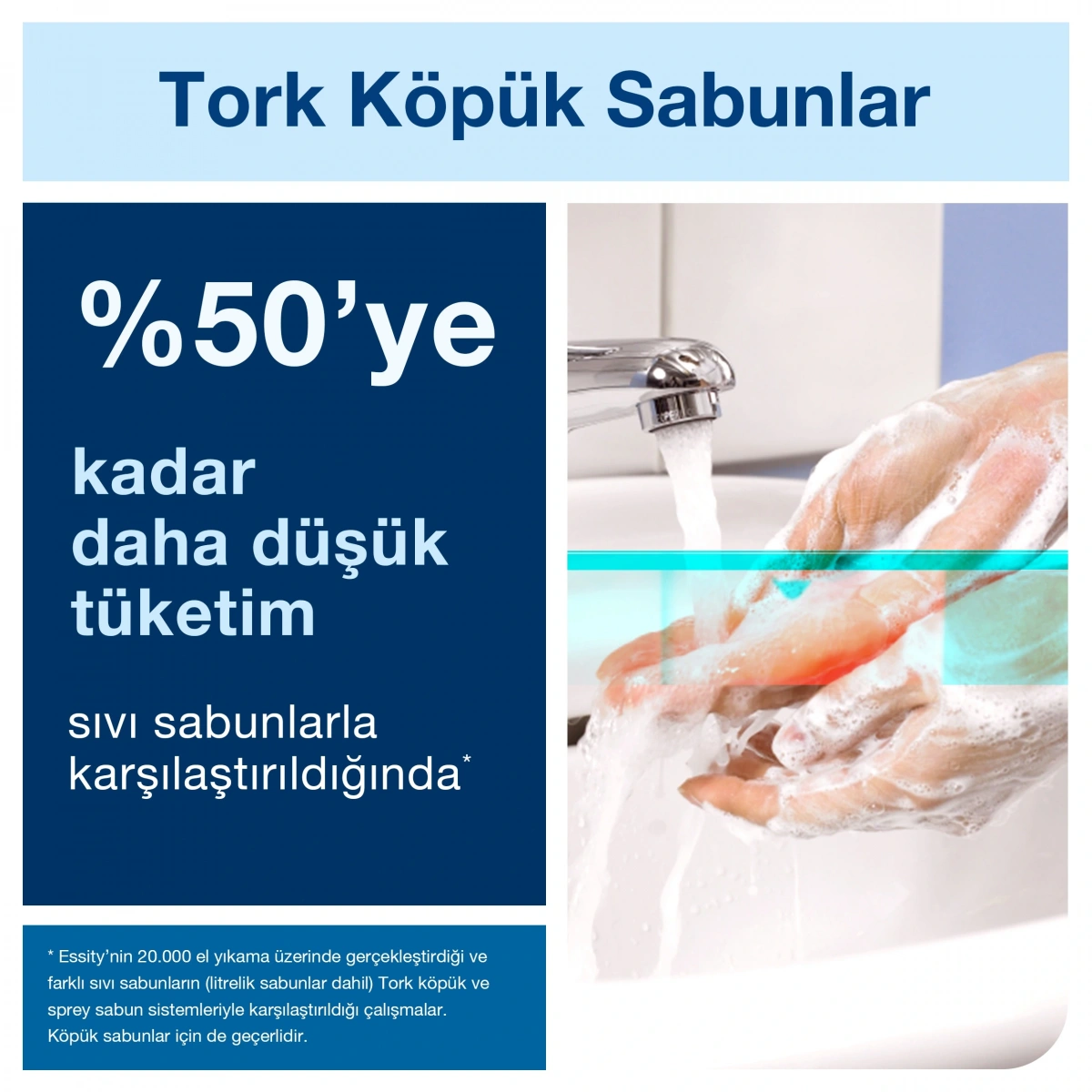 Tork (520501) Mild Köpük Sabun 6*1000 Ml