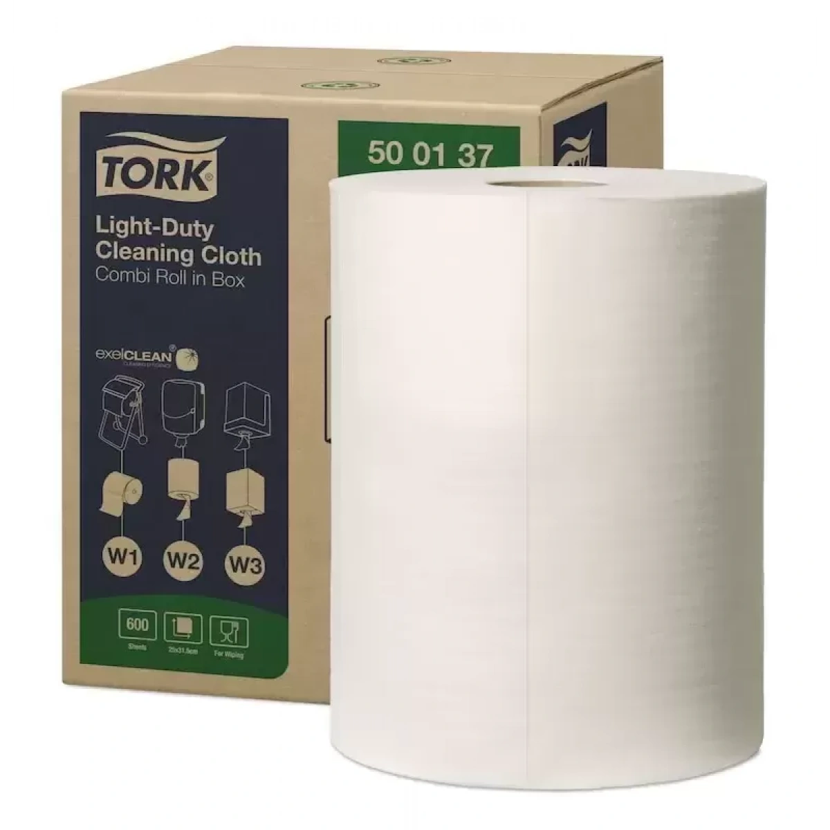 Tork 500137 Nonwoven Hafif İşler Temizlik Bezi 152 m 1 Rulo x 600 Yaprak
