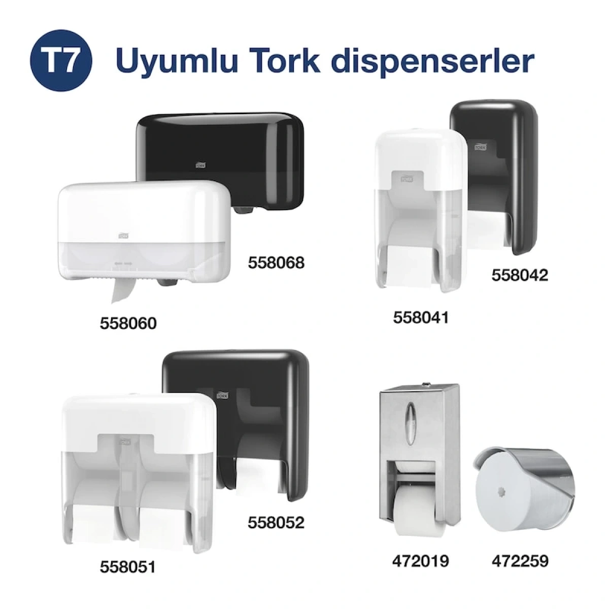 Tork 472630 Optiserve® Kartonsuz Çift Katlı Advanced Tuvalet Kağıdı 94 m x 24 Rulo
