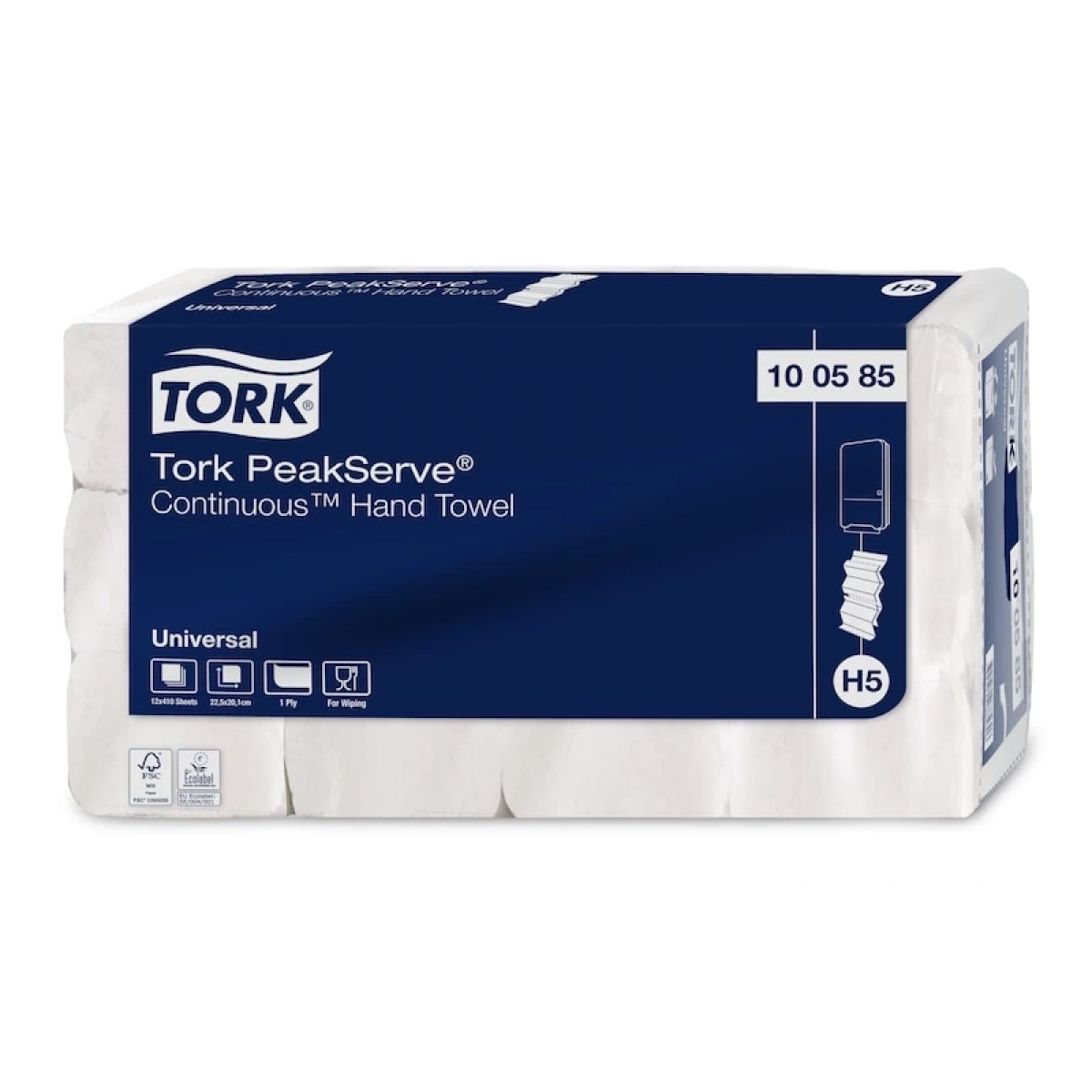 Tork 100585 Peakserve Havlu 12 Paket x 410 Yaprak