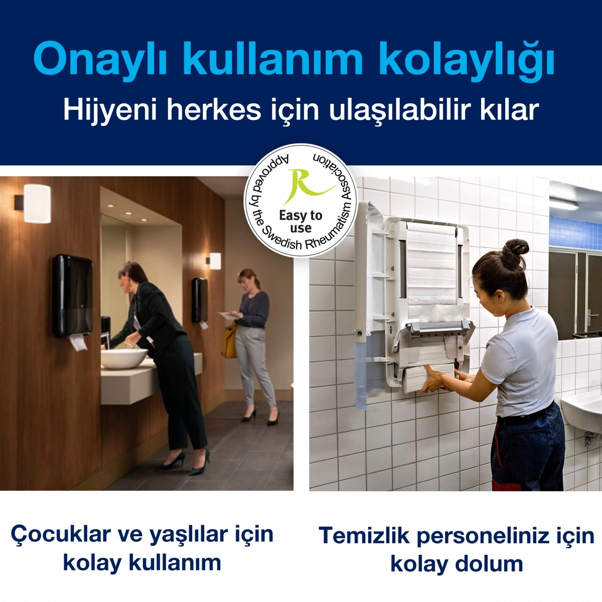 Tork 552558 Peakserve Mini Havlu Dispanseri Siyah