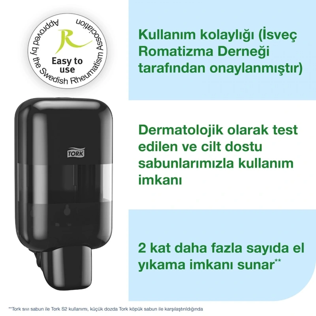 Tork 561008 Mini Sıvı Sabun Dispanseri Siyah