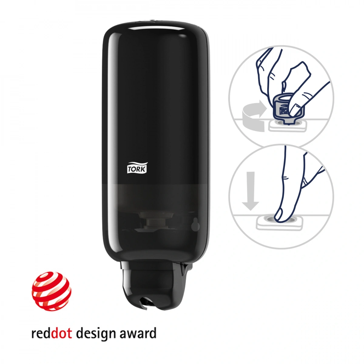 Tork 560008 Sıvı Sabun Dispanseri Siyah