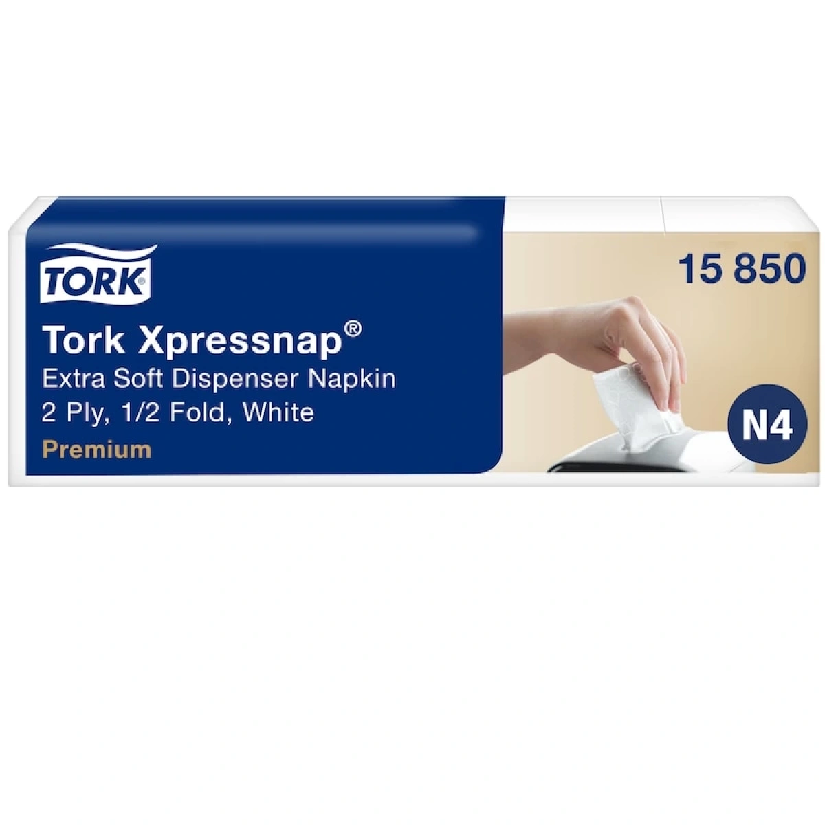 Tork 15850 Xpressnap Dispanser Peçetesi 8 Paket x 1000 Yaprak