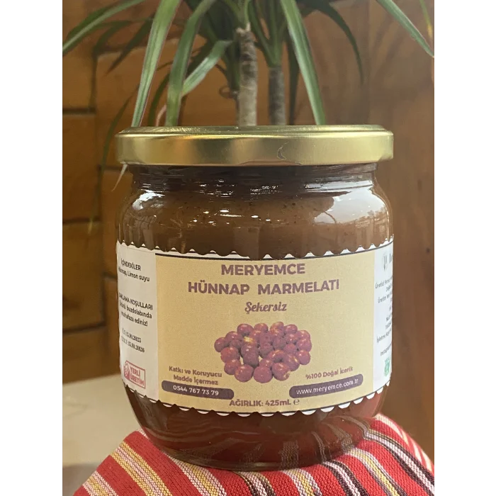 Hünnap marmelatı(şekersiz)
