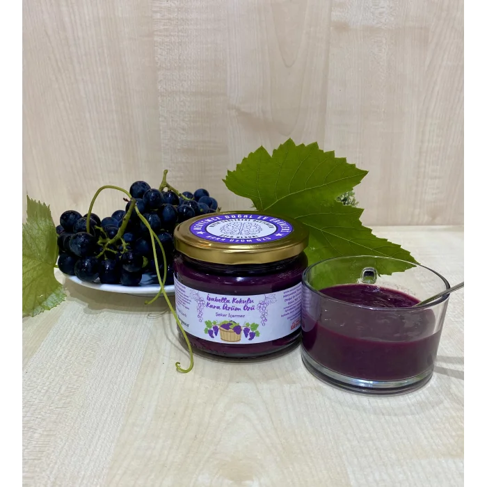 Kara Üzüm Özü isabella (Şekersiz)