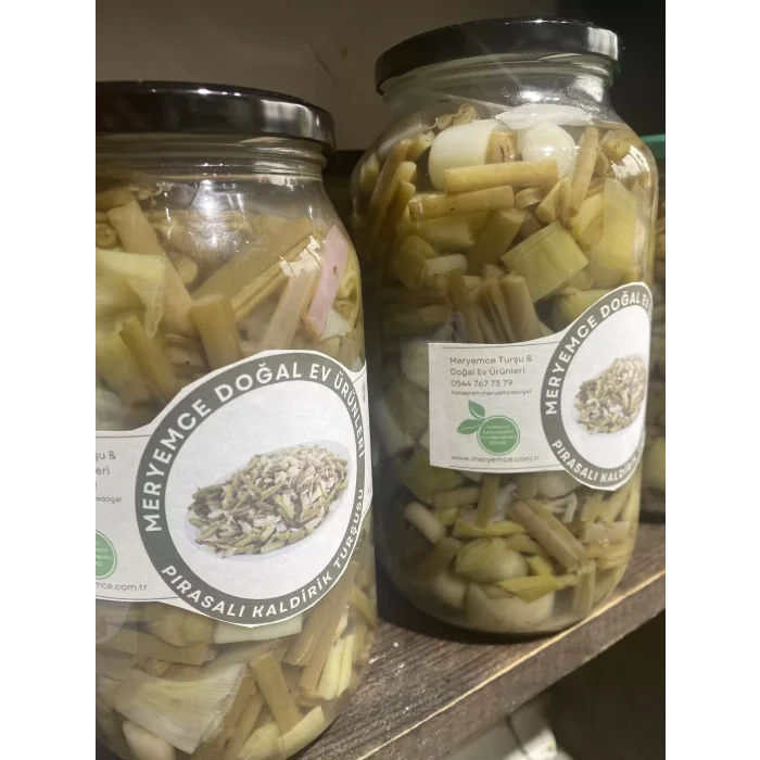 Pırasalı Kaldirik Turşu