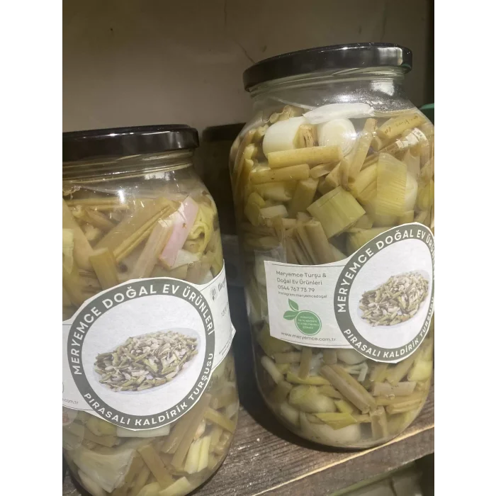 Pırasalı Kaldirik Turşu