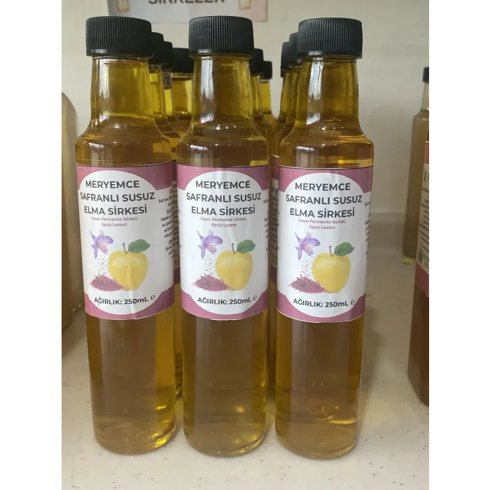 Safranlı Susuz Elma Sirkesi