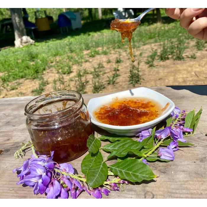 Mor salkım Çiçeği Reçeli