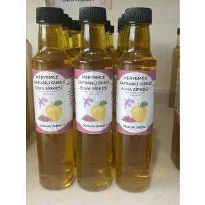 Safranlı Susuz Elma Sirkesi