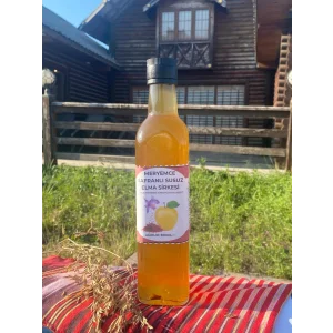 Safranlı susuz elma sirkesi