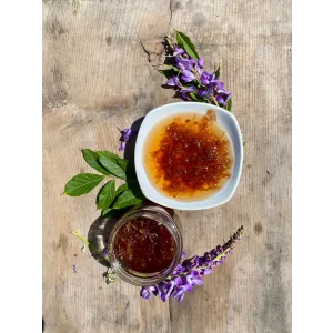 Mor salkım Çiçeği Reçeli