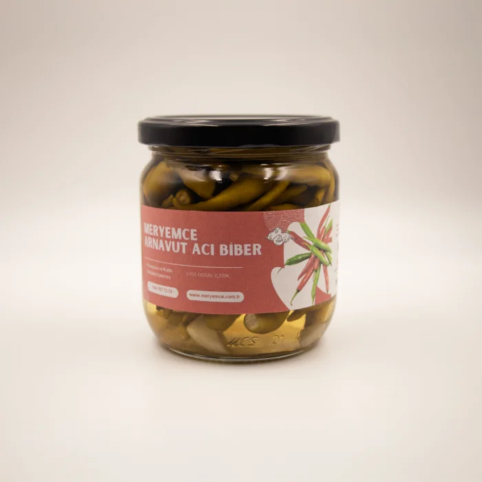 Acı Biber (Arnavut Biberi) Turşusu 425 cc