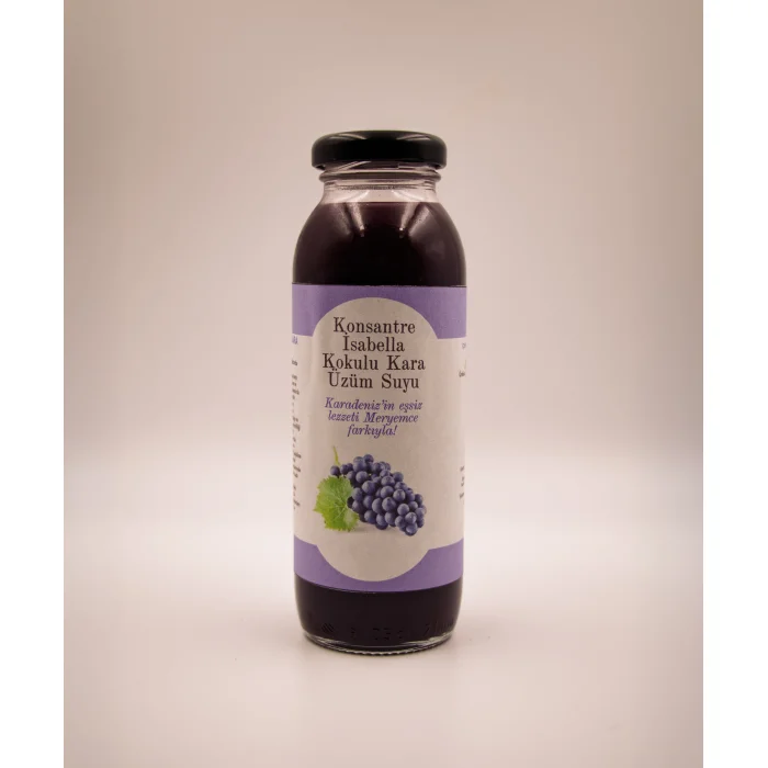 Kara üzüm suyu konsantresi (isabella)
