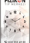 28X50 CM DİKDÖRTGEN CAM DUVAR SAATİ