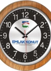 40 CM SİRO AHŞAP DUVAR SAATİ