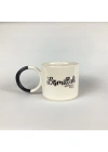 Mug Kupa Yuvarlak Kulplu Bismillah Baskılı Fincan