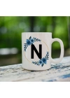 Mug Kupa Kişiye Özel Baş Harfli Isimli Beyaz Kupa Bardak