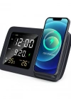 CLOCK DİJİTAL SAATLİ KABLOSUZ ŞARJ CİHAZI