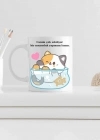 Kedi Temalı Baskılı Kupa