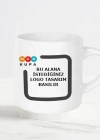 Kurumsal Logolu Baskılı Porselen Çay ve Kahve Fincanı