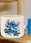 Skateboard Riding Stitch Baskılı Kupa Bardak