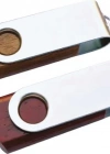 SWİES AHŞAP METAL USB BELLEK