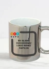 Toptan Aynalı Platin Baskılı Kupa Bardak