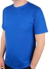 Toptan Promosyon Logo Baskılı Mavi Tişört