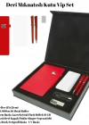 Deri Mıknatıslı Kutu Vip Set