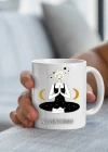 Yoga Baskılı Seramik Kupa  Bardak
