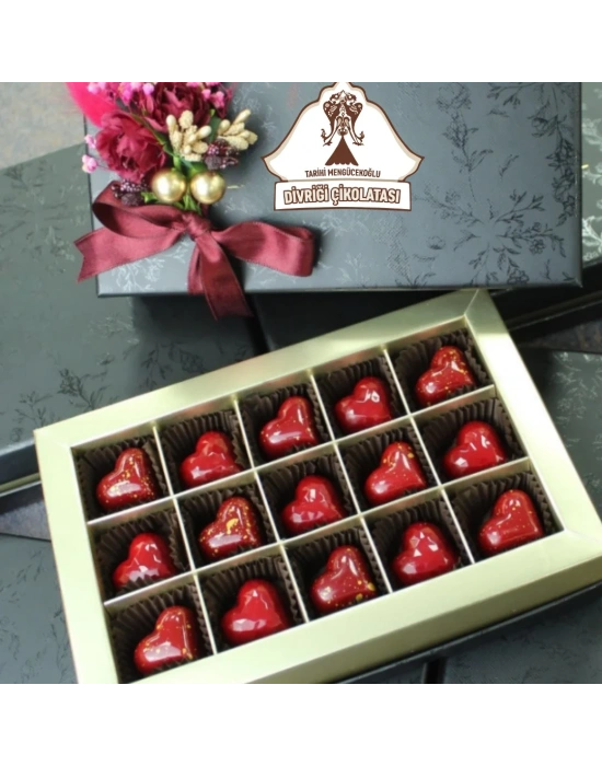 15li Kalpli Artisan Çikolata Kutusu