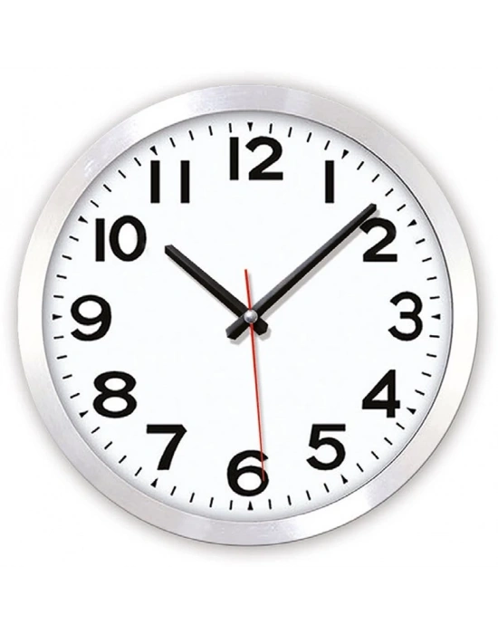 30 CM TESİ METAL DUVAR SAATİ