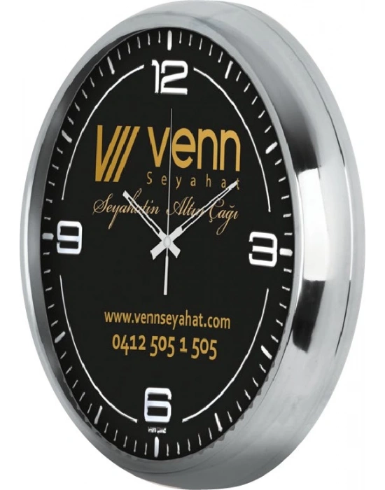 31 CM NOKİ METAL DUVAR SAATİ