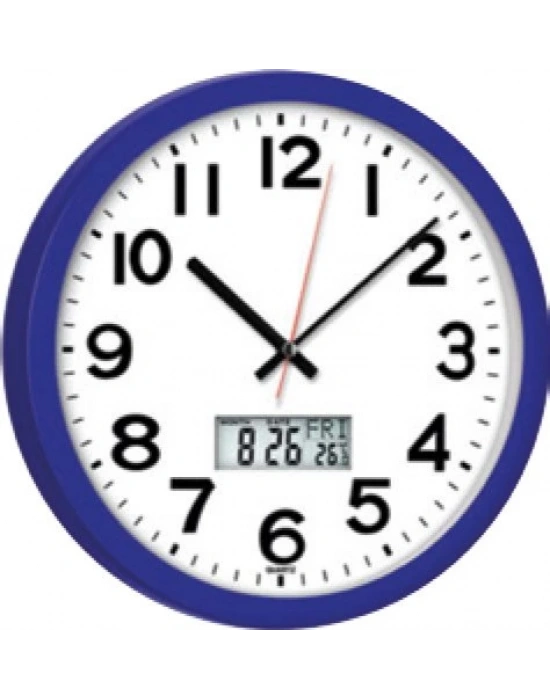 32 CM SUMAK PLASTİK DUVAR SAATİ