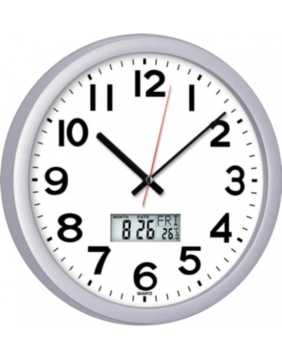 32 CM SUMAK PLASTİK DUVAR SAATİ