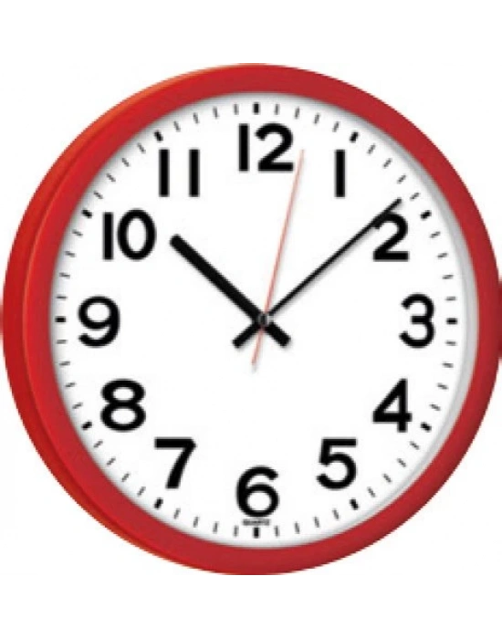 32 CM SUMAK PLASTİK DUVAR SAATİ