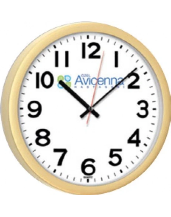 32 CM SUMAK PLASTİK DUVAR SAATİ