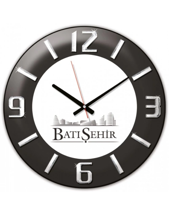 35 CM BOMBE CAM DUVAR SAATİ