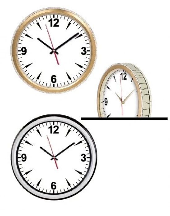 35 CM ENSO PLASTİK DUVAR SAATİ