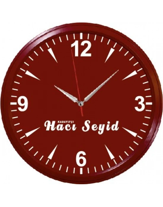35 CM HAKU PLASTİK DUVAR SAATİ