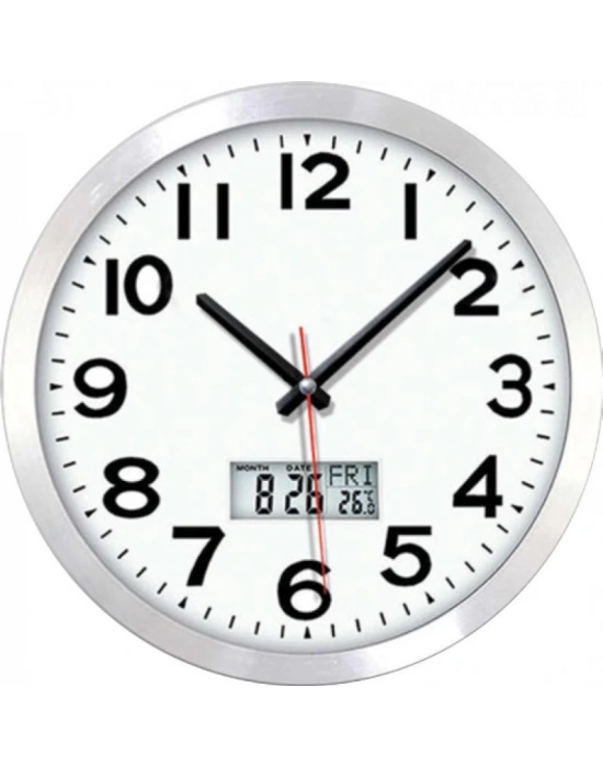 36 CM BAKO METAL DUVAR SAATİ