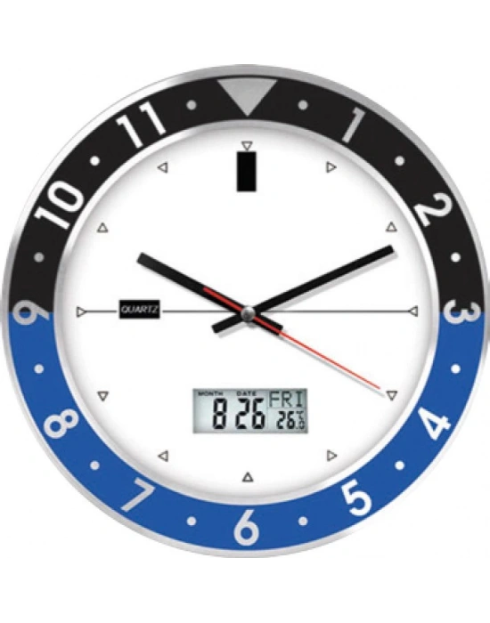 36 CM MUZAT METAL DUVAR SAATİ