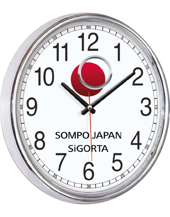 36 CM ZAMBE METALİZE DUVAR SAATİ