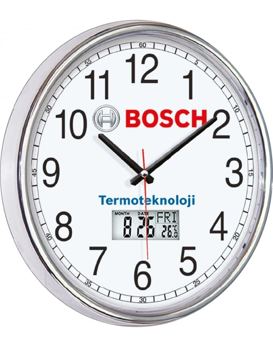 36 CM ZAMBE METALİZE DUVAR SAATİ