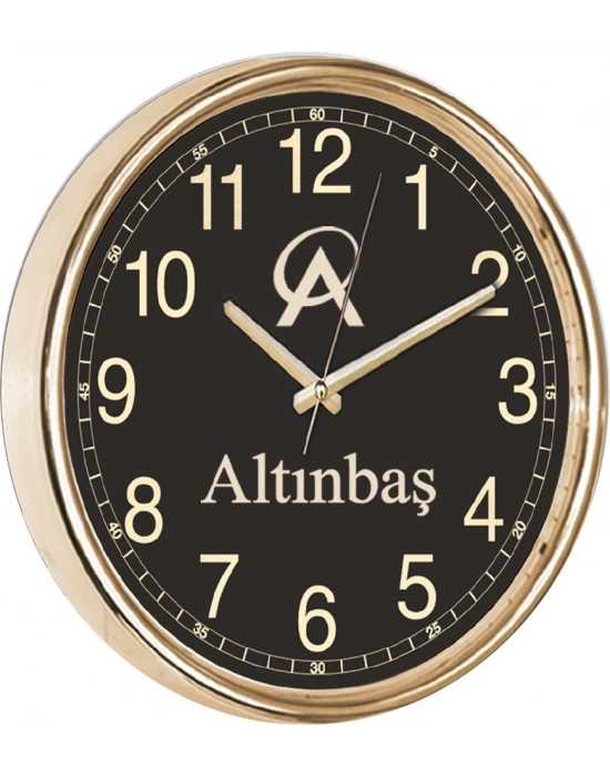 36 CM ZAMBE METALİZE DUVAR SAATİ